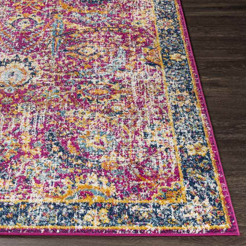 Isabella Traditional Burgundy Area Rug