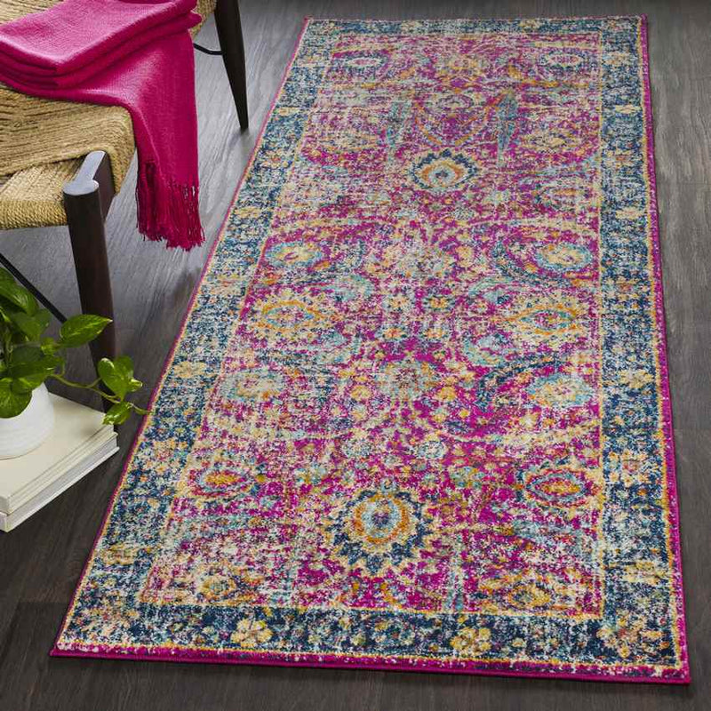 Isabella Traditional Burgundy Area Rug