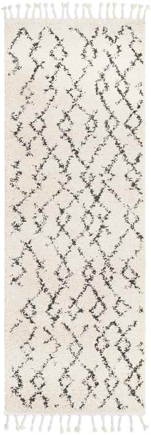 Brigitte Global Cream/Charcoal Area Rug