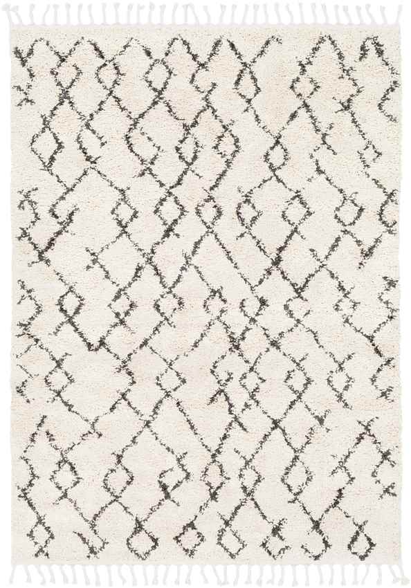 Brigitte Global Cream/Charcoal Area Rug