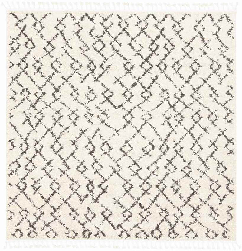 Brigitte Global Cream/Charcoal Area Rug