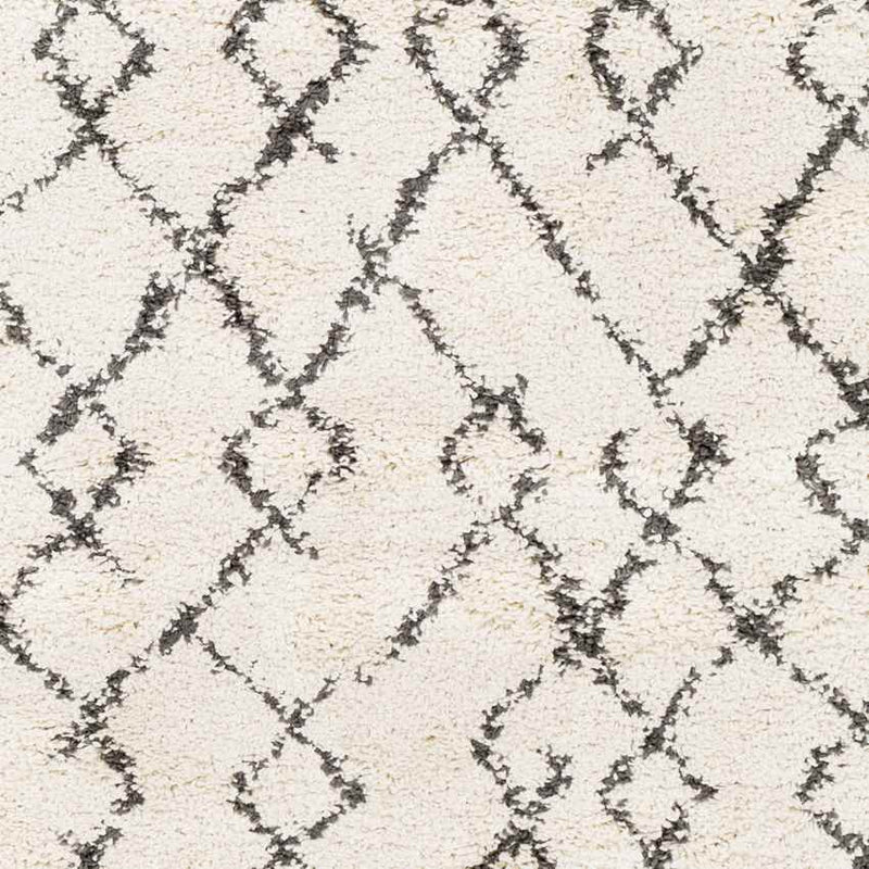 Brigitte Global Cream/Charcoal Area Rug