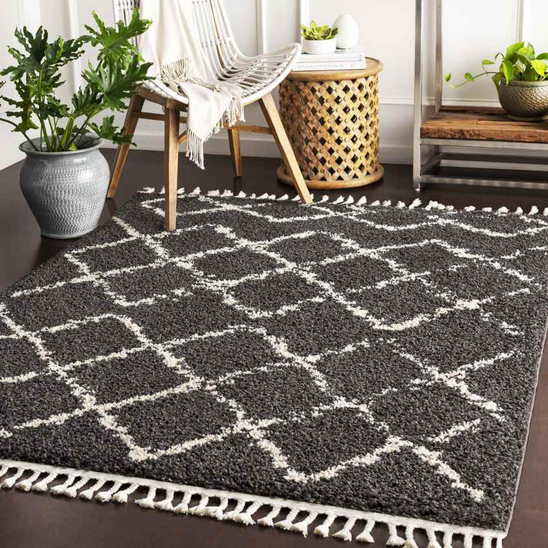 Grace Global Charcoal Area Rug