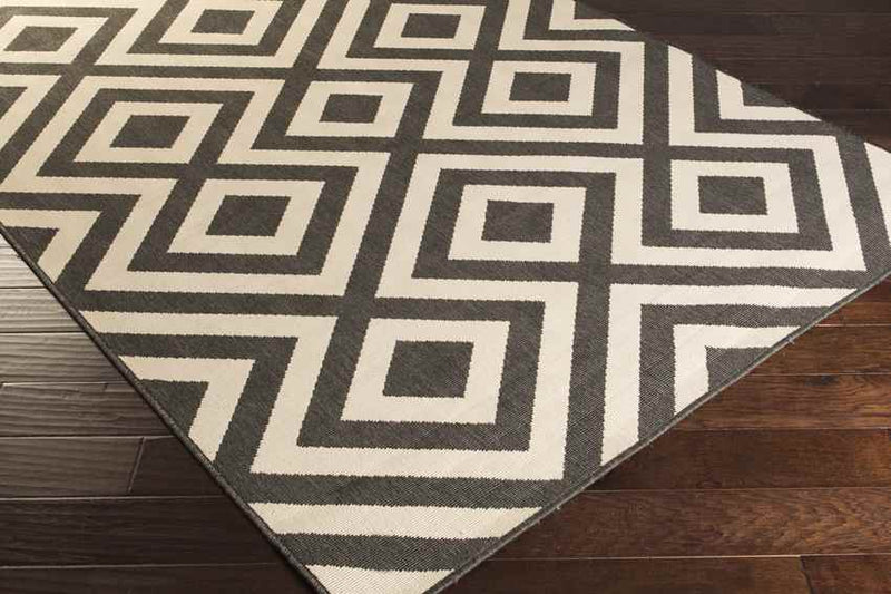 Maya Modern Black Area Rug