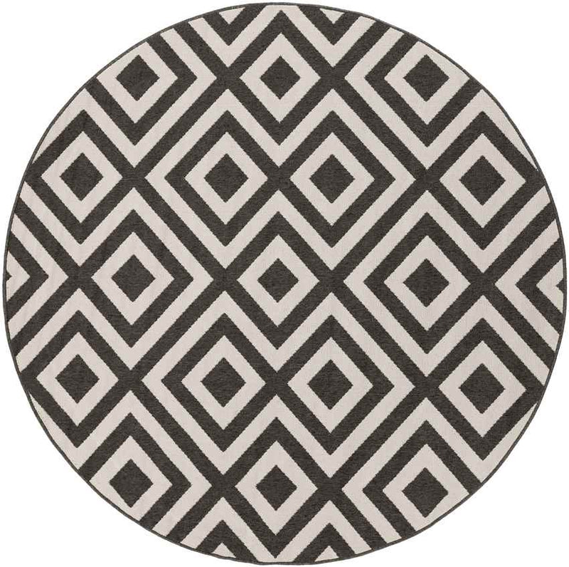 Maya Modern Black Area Rug