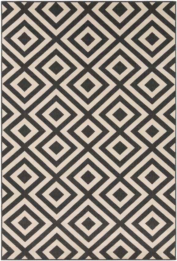 Maya Modern Black Area Rug