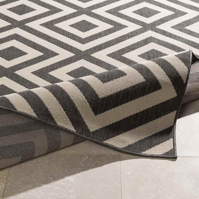 Maya Modern Black Area Rug