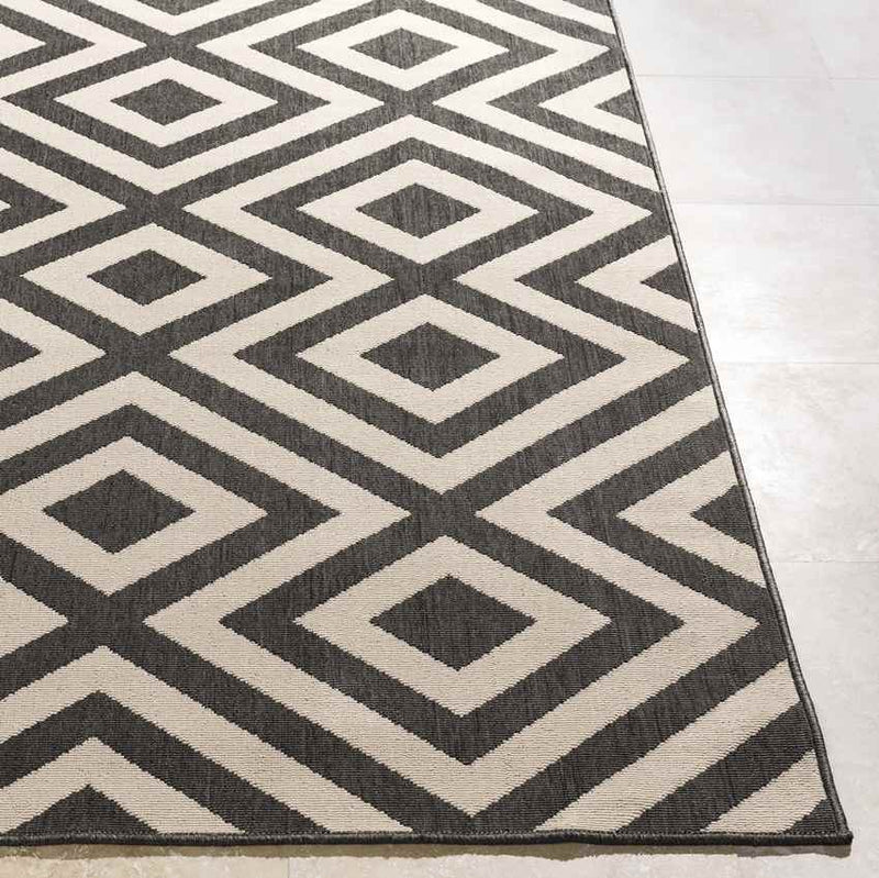 Maya Modern Black Area Rug