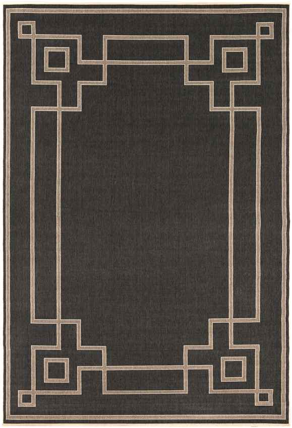 Natalie Cottage Black/Camel Area Rug