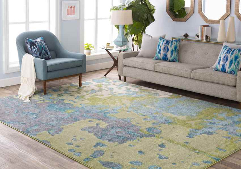 Emilia Modern Olive Area Rug