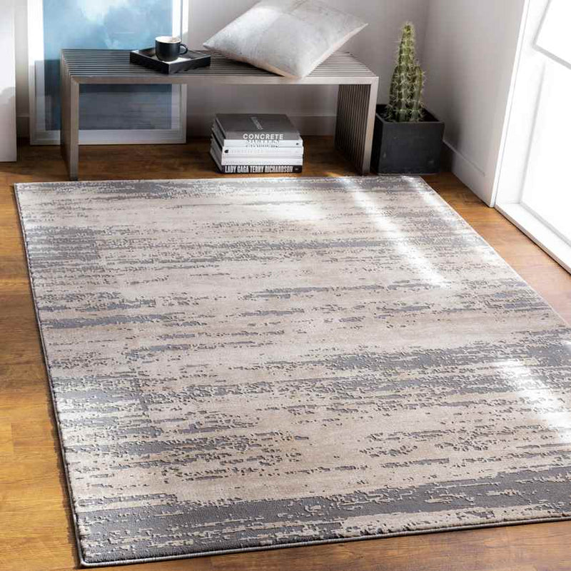 Arnie Modern Gray/Khaki Area Rug