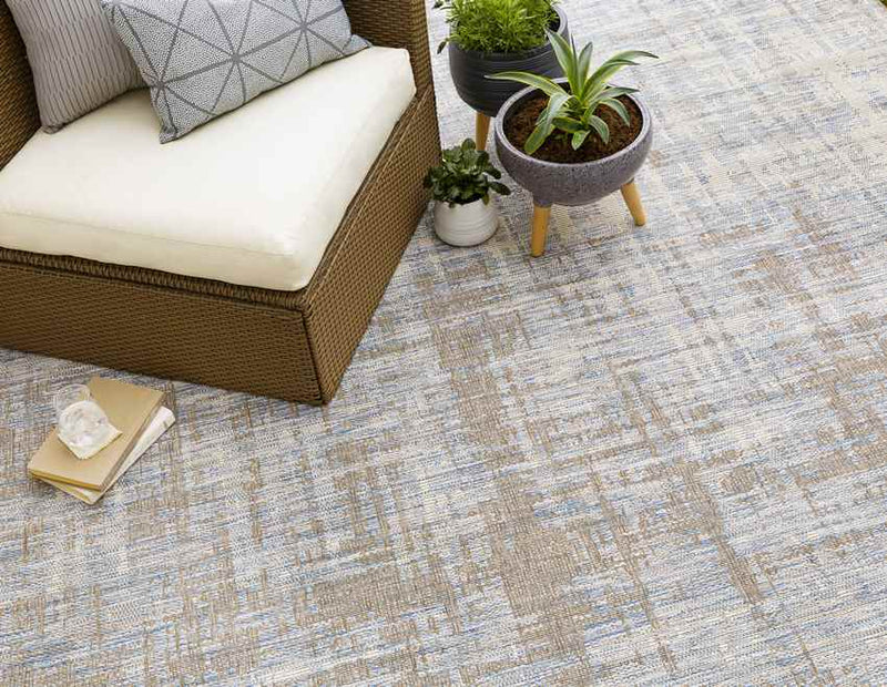 Harper Modern Pale Blue Area Rug