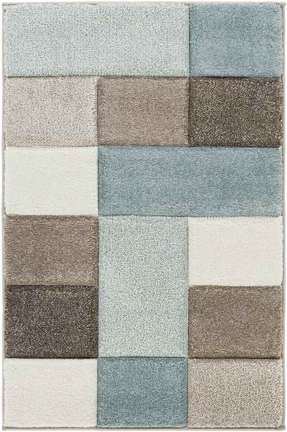 Piieet Modern Aqua Area Rug