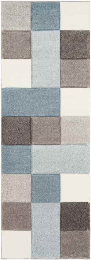 Piieet Modern Aqua Area Rug