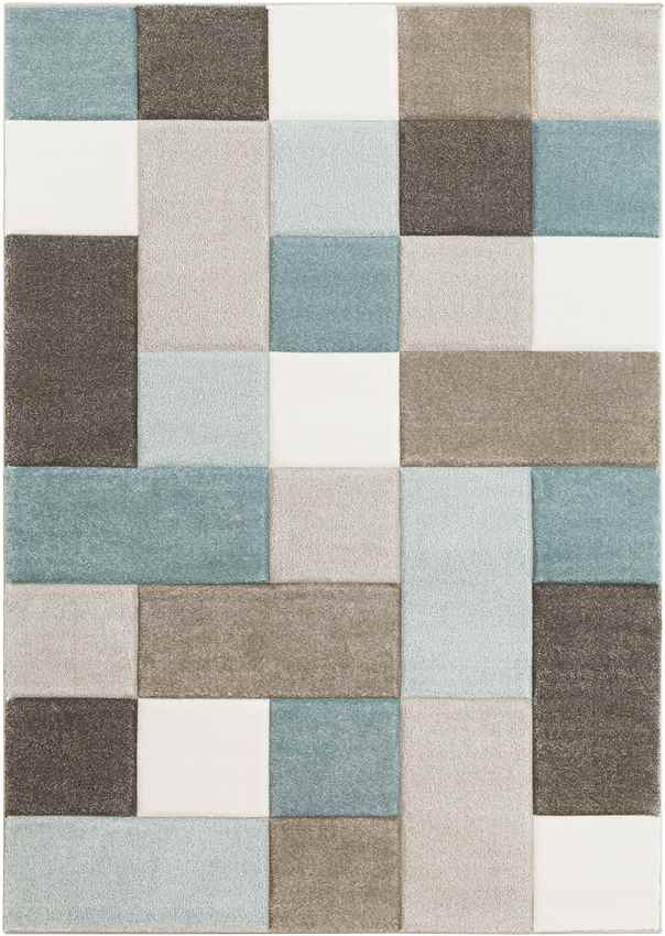 Piieet Modern Aqua Area Rug