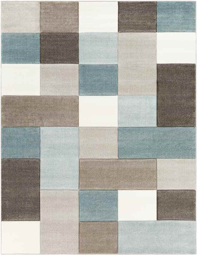 Piieet Modern Aqua Area Rug