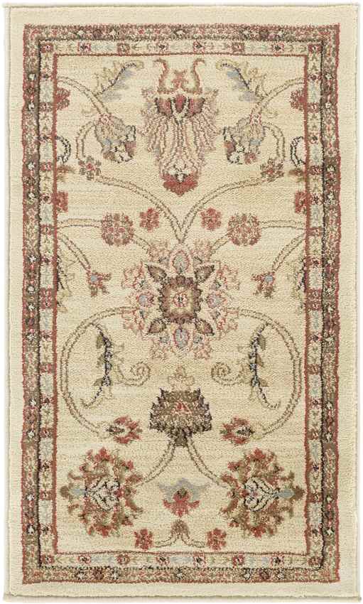 George Traditional Khaki Area Rug