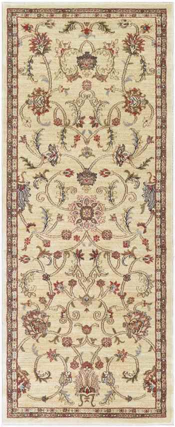 George Traditional Khaki Area Rug