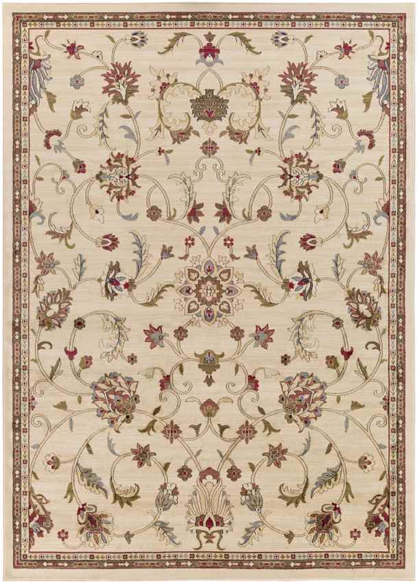 George Traditional Khaki Area Rug