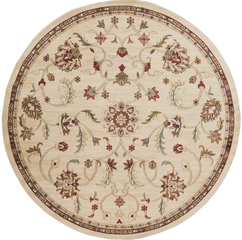 George Traditional Khaki Area Rug