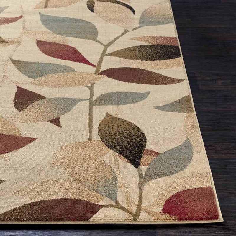 Nolan Modern Dark Red Area Rug