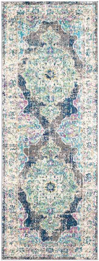 Aria Traditional Navy Area Rug