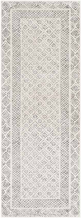 Julian Global Charcoal/Light Beige Area Rug