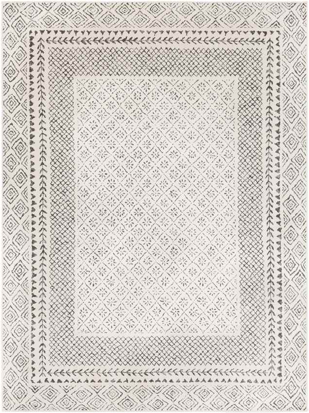 Julian Global Charcoal/Light Beige Area Rug