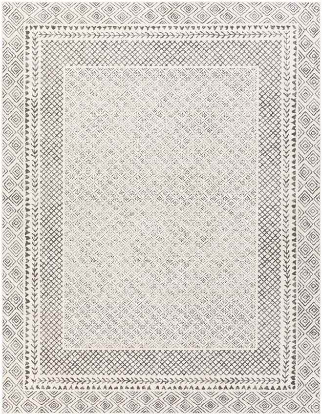 Julian Global Charcoal/Light Beige Area Rug