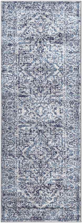 Emma Traditional Navy Area Rug