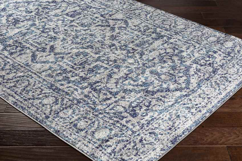 Emma Traditional Navy Area Rug