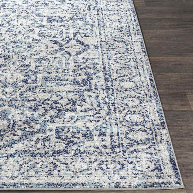 Emma Traditional Navy Area Rug