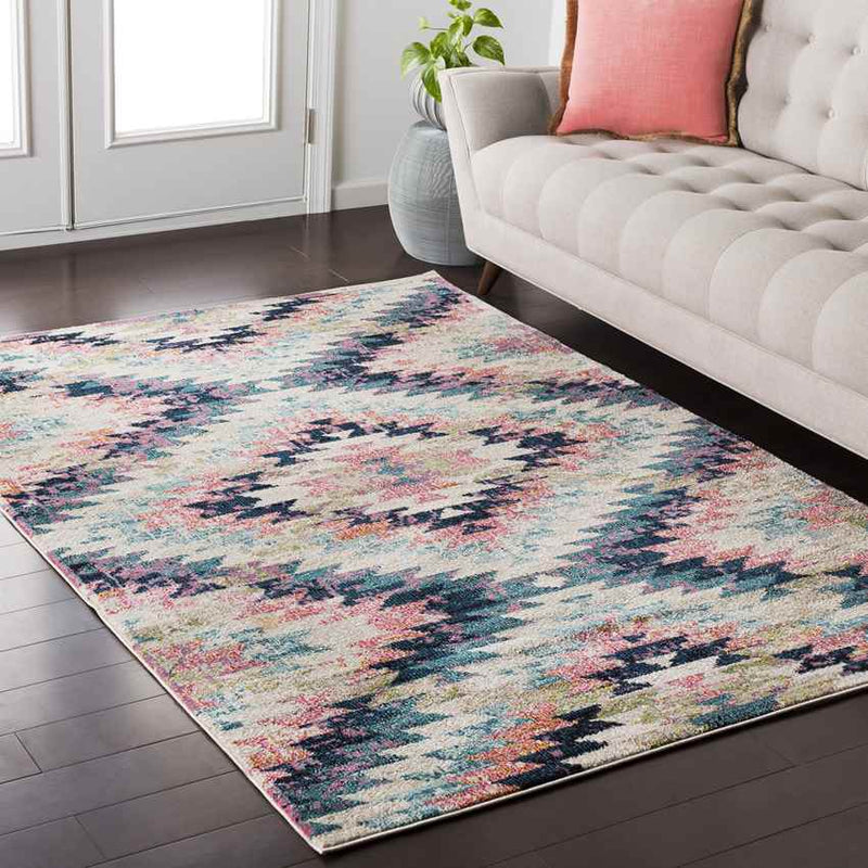 Sedona Rustic Sea Foam/Cream/Beige Area Rug