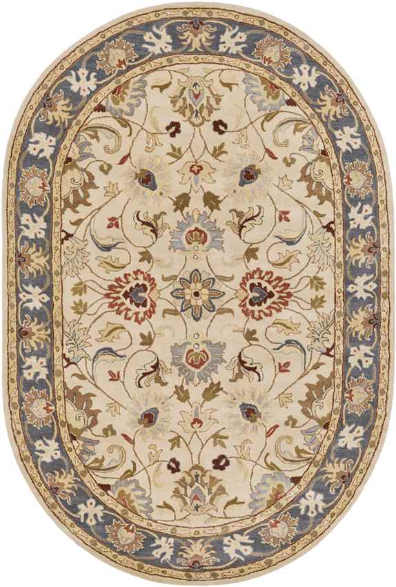 Paris Traditional Tan Area Rug