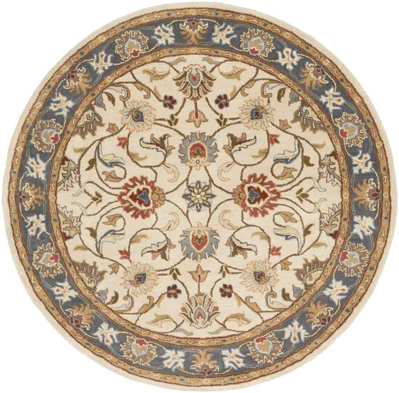 Paris Traditional Tan Area Rug