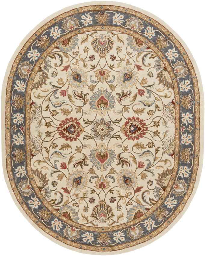 Paris Traditional Tan Area Rug