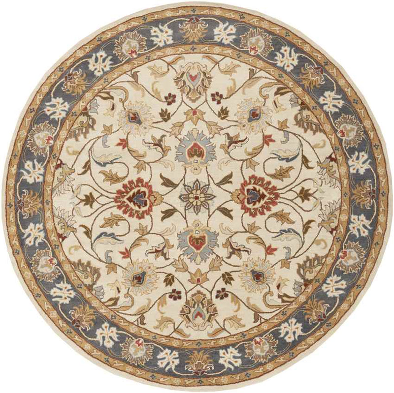 Paris Traditional Tan Area Rug