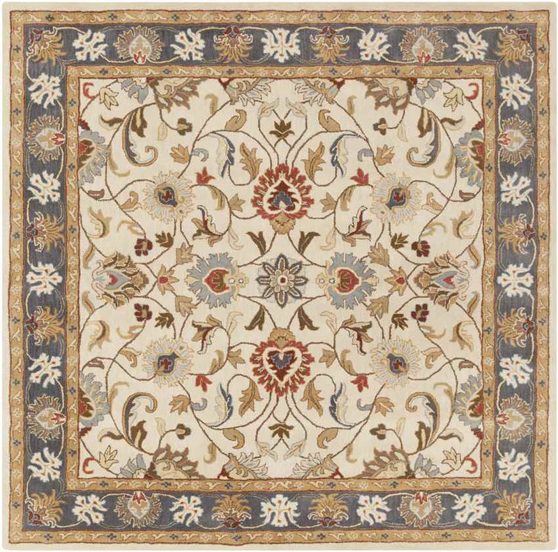 Paris Traditional Tan Area Rug