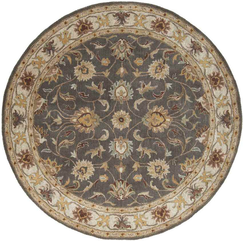 Paris Traditional Khaki Area Rug