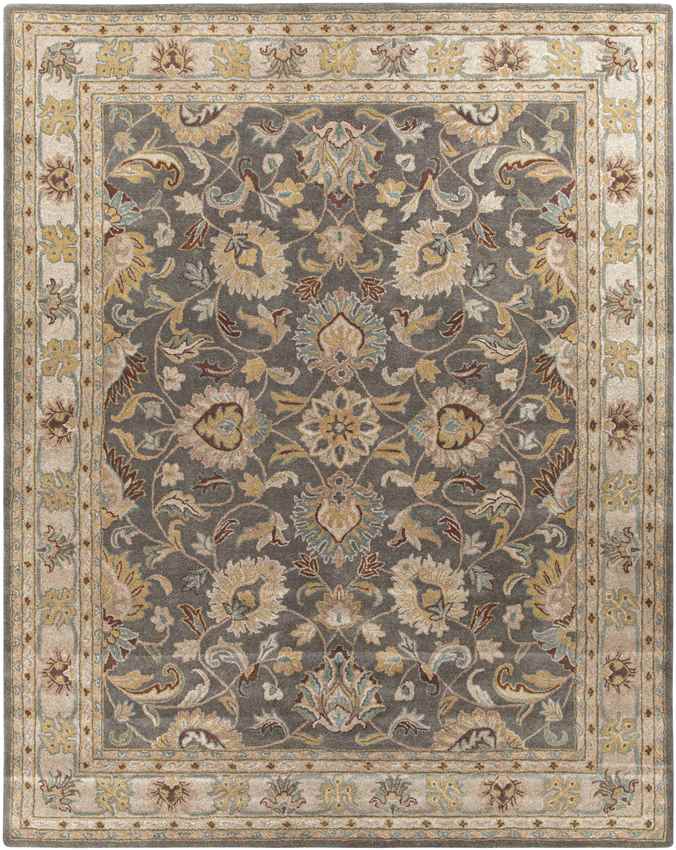 Paris Traditional Khaki Area Rug