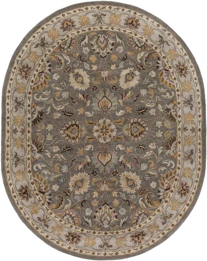 Paris Traditional Khaki Area Rug