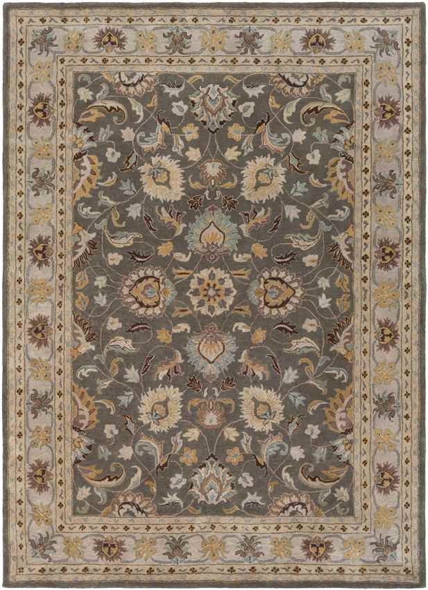 Paris Traditional Khaki Area Rug