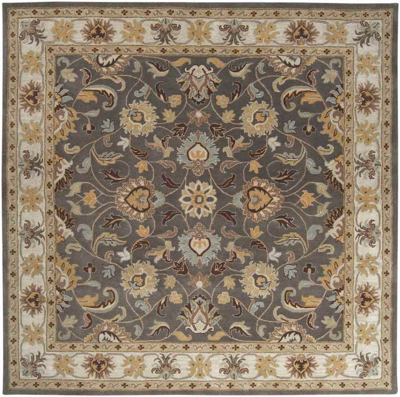 Paris Traditional Khaki Area Rug