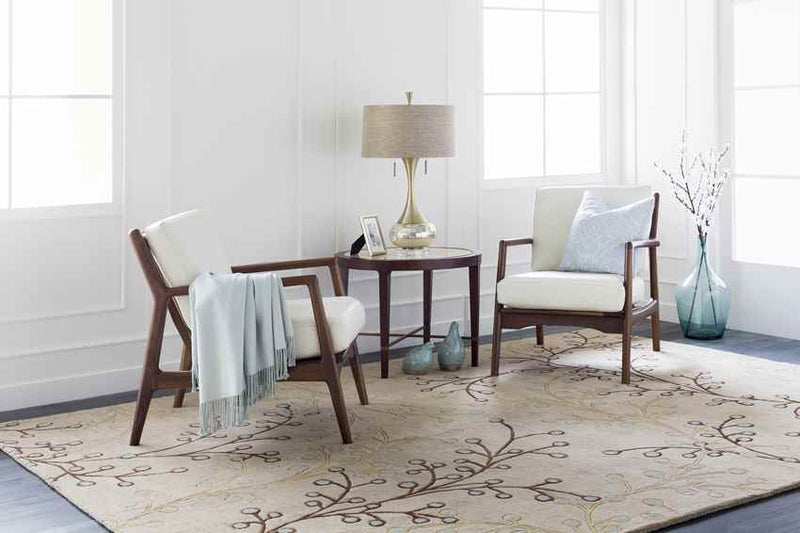 Le Havre Cottage Taupe Area Rug