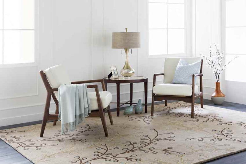 Le Havre Cottage Taupe Area Rug