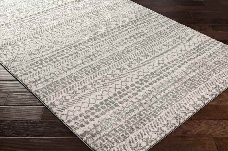 Le Mans Global White Area Rug