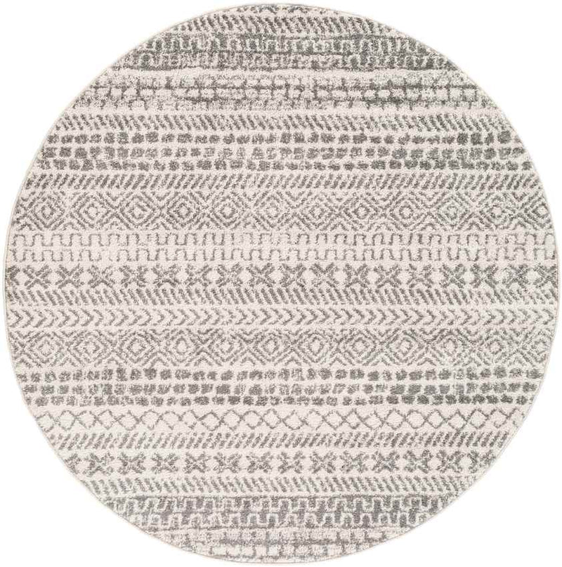 Le Mans Global White Area Rug