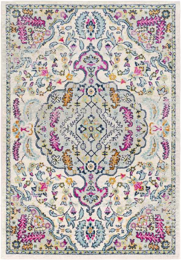 Brest Traditional Light Gray Area Rug