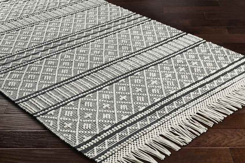 Tours Cottage Charcoal Area Rug