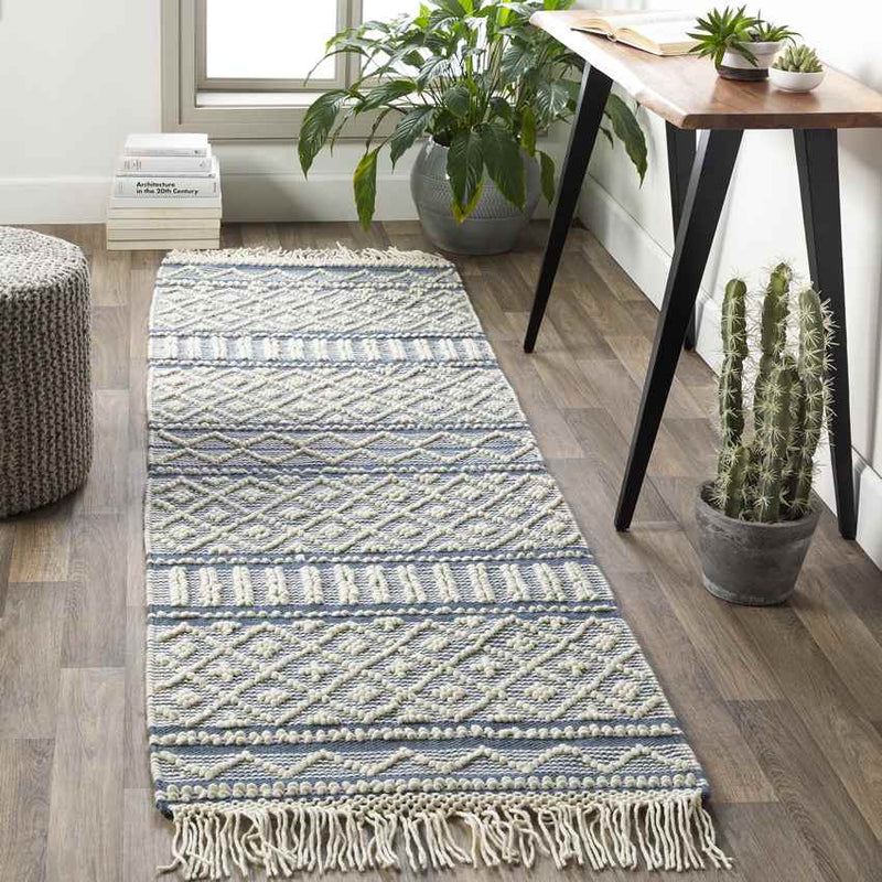 Tours Cottage Denim Area Rug